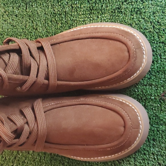 Like New Sonoma Good For Life Enigma Wedge Platform Heel, Zipper Sides,Lace Up - Picture 2 of 11